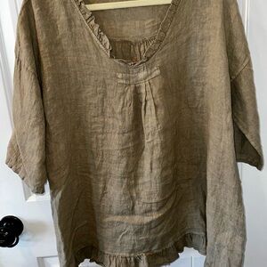 Elegant Tan Blouse for Women